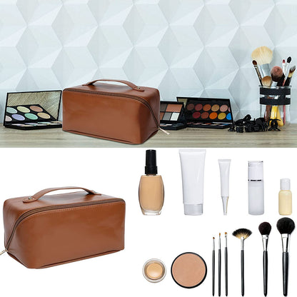 Women's Makeup/Cosmetic Travel Bag with Handle & Divider