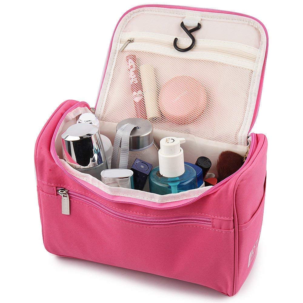 Houme Cosmetic / Toiletry Bag for Women & Men | Pink(B1G4)